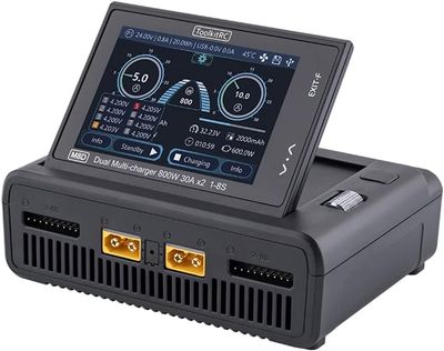 ToolkitRC M8D 1600W 50A 65W DC Balance Touch Screen Charger