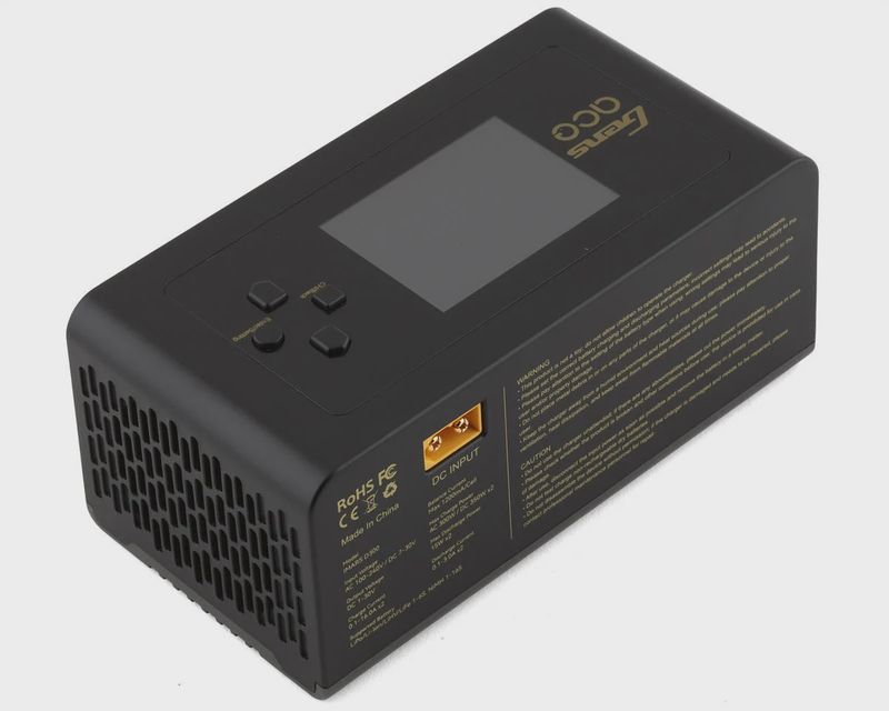 GEA300WD300-UB, Gens Ace Imars D300 G-Tech Smart Dual AC/DC Charger (6S/16A) (Black)