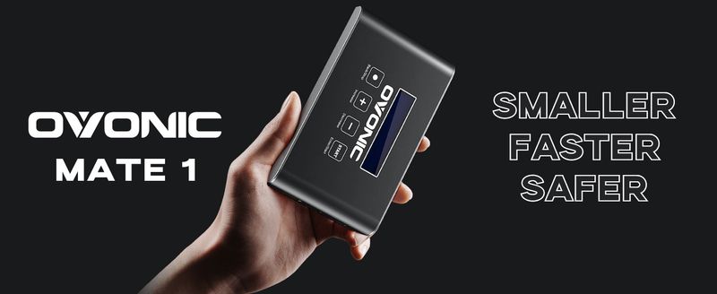 OVOMATE2, OVONIC Mate2 LiPo Balance Charger, AC 200W 12A Smart RC Battery Charger for LiPo/Li-ion/LiHV/Life (2-6S) and NiMH (4-15S), Black