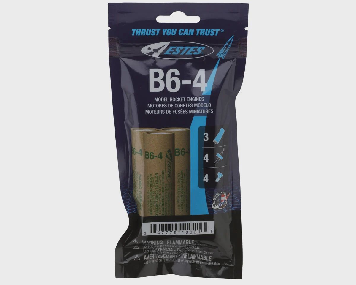 Estes B6-4 Bagged Rocket Engines (3)