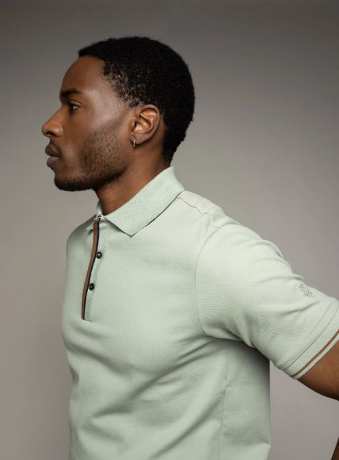 MMGHarvey Polo Ss Tee mint