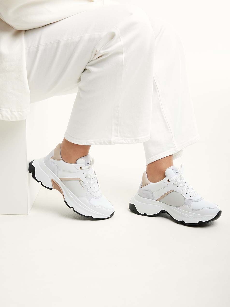 Nubikk Ross Jaden Witte Sneakers voor Dames