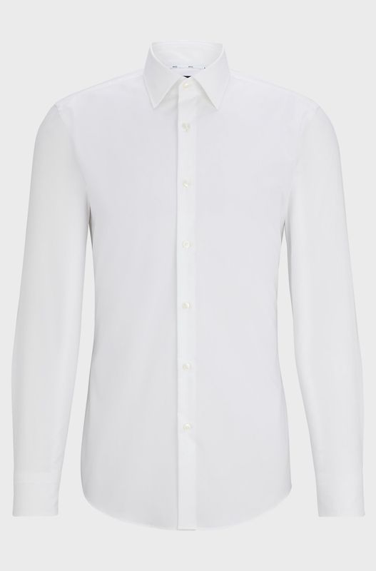 Hugo boss Slim fit overhemd wit