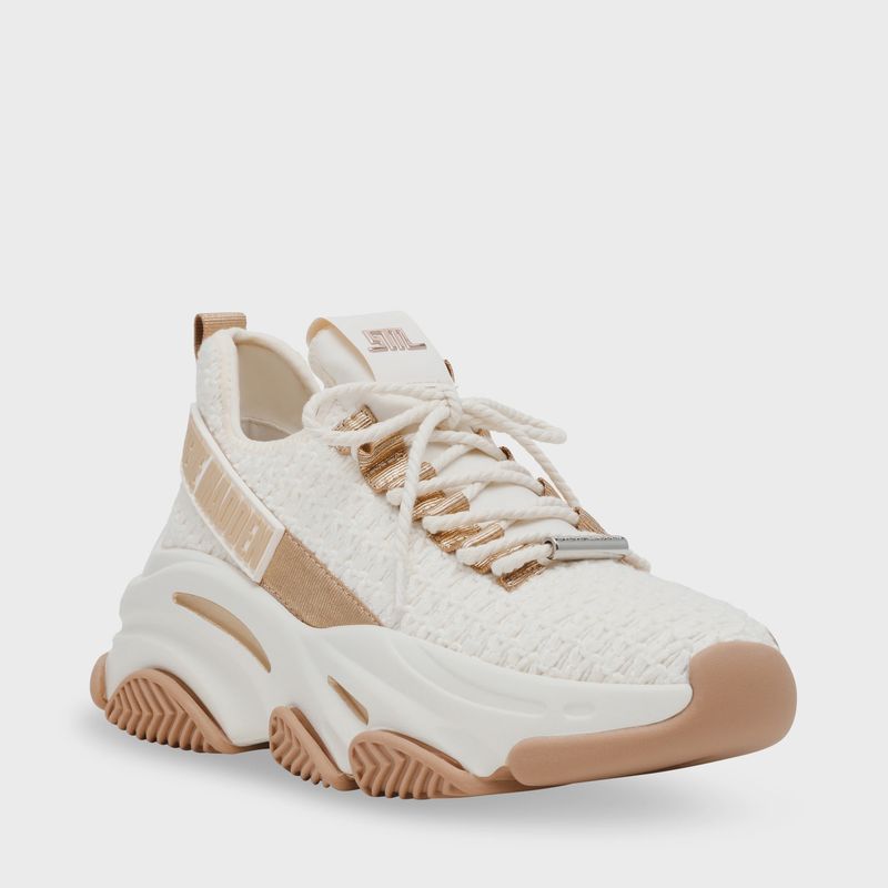 Steve madden Project sneaker cream gold