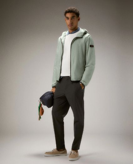 Peuterey Lightweight performance windbreaker jacket mint groen
