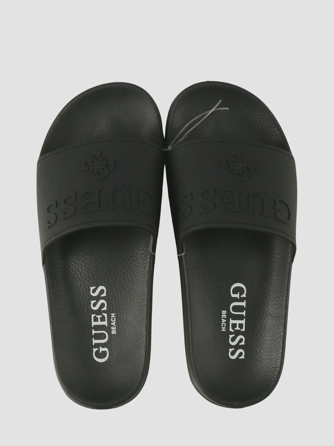 Guess Dames Slippers Slides Zwart
