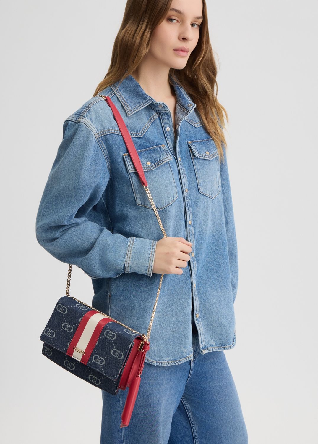 Liu jo Jacquard crossbody bag