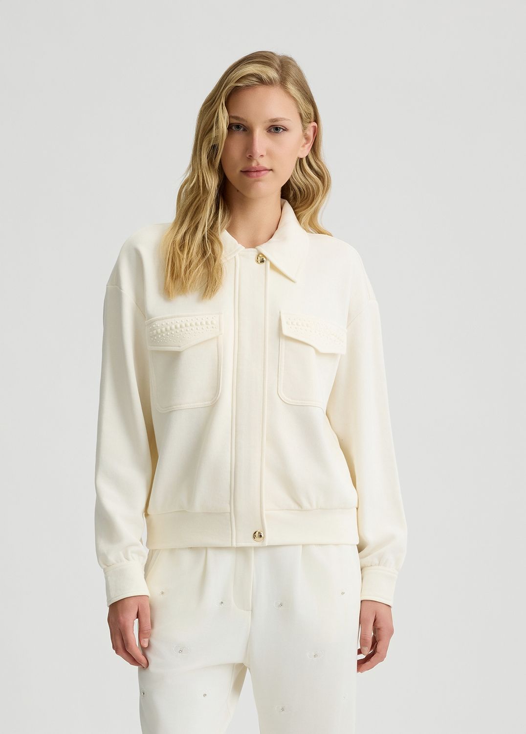 Plush cotton jacket