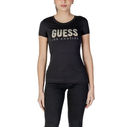 Guess T-Shirt Dames zwart