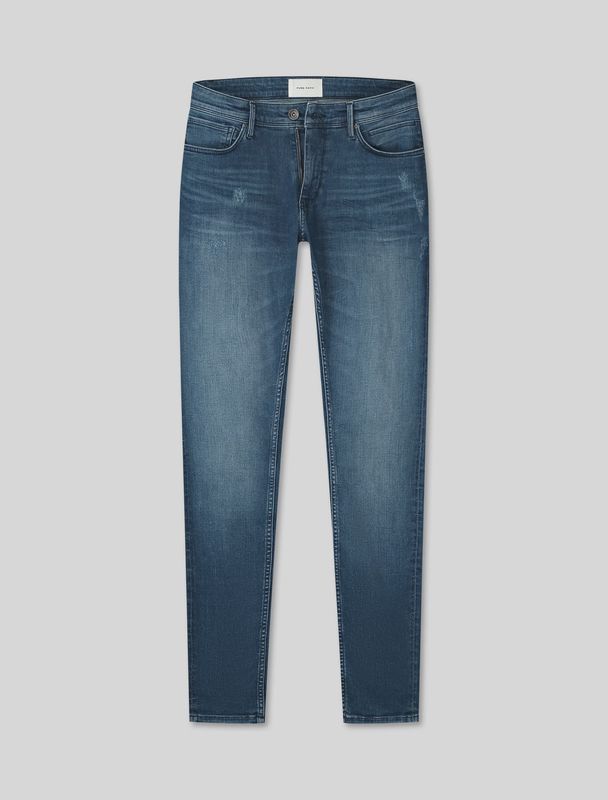 The Jone Skinny Fit Jeans mid blauw