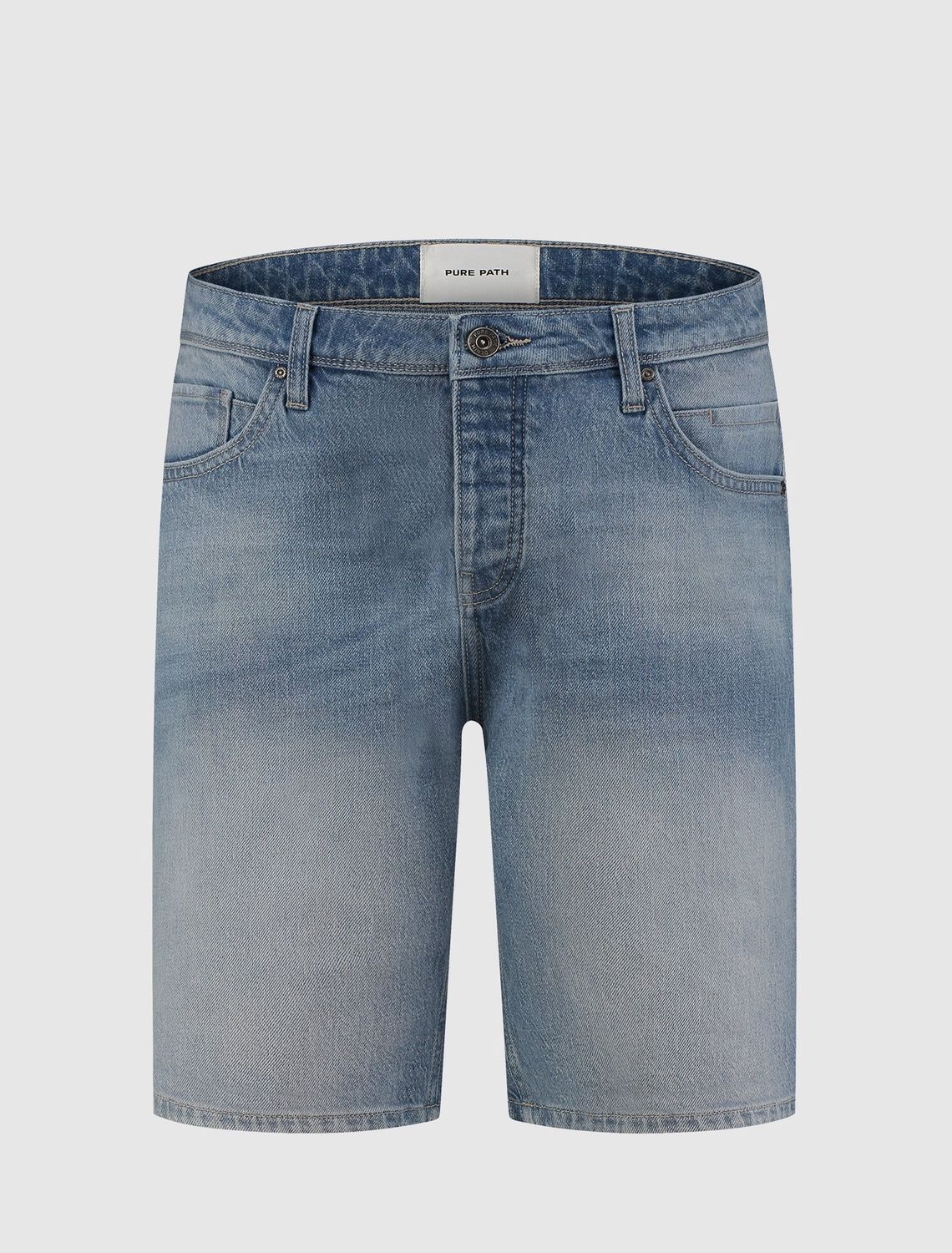 The Owen Regular Fit Shorts licht blauw
