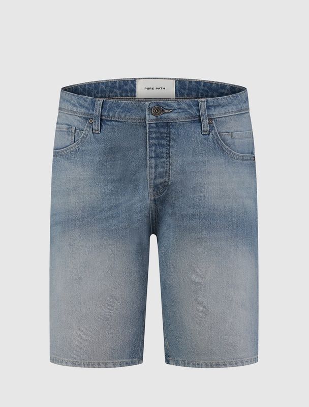 The Owen Regular Fit Shorts licht blauw