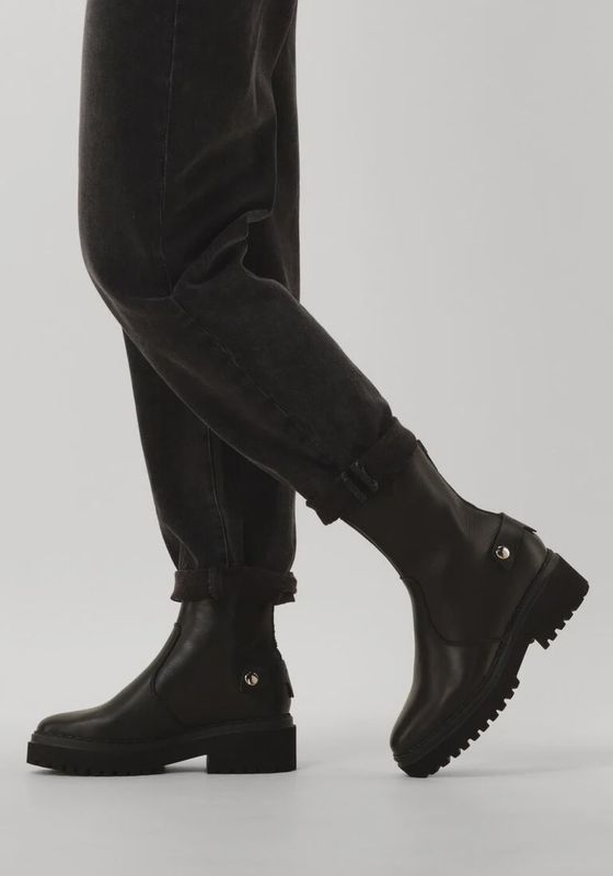Fae Leva Fur zwarte boots voor dames