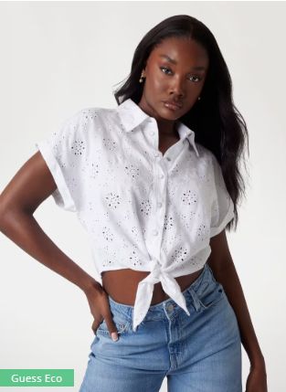 Guess Chemise Guess &quot;Pure White&quot;