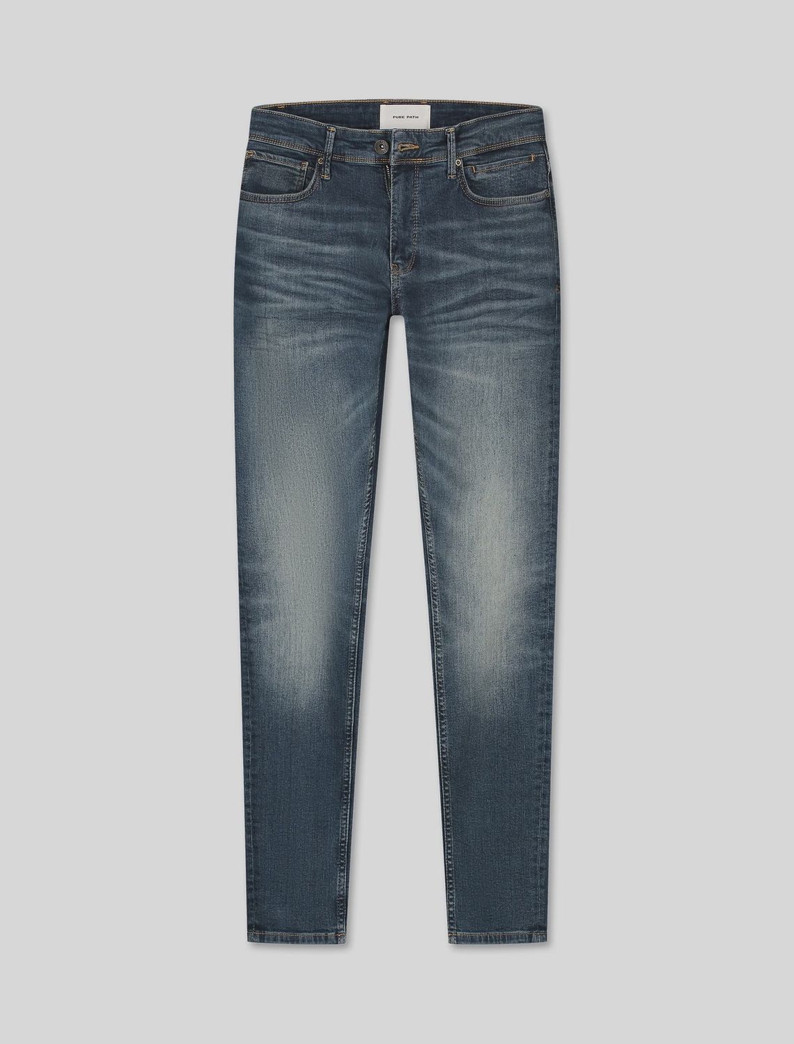 PurePath The Jone Skinny Fit Jeans mid blue