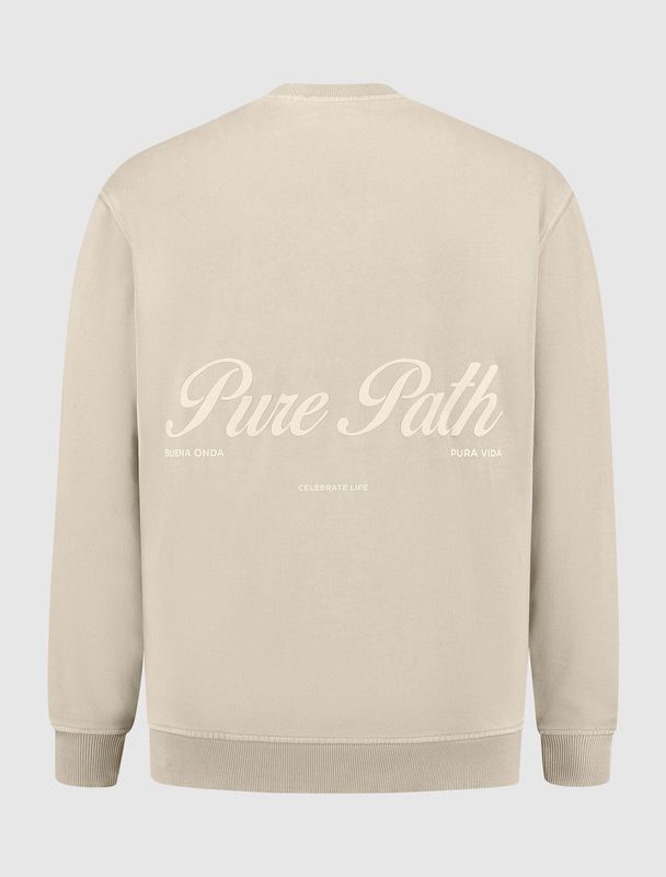 Pure path Essence Of Life Sweater sand