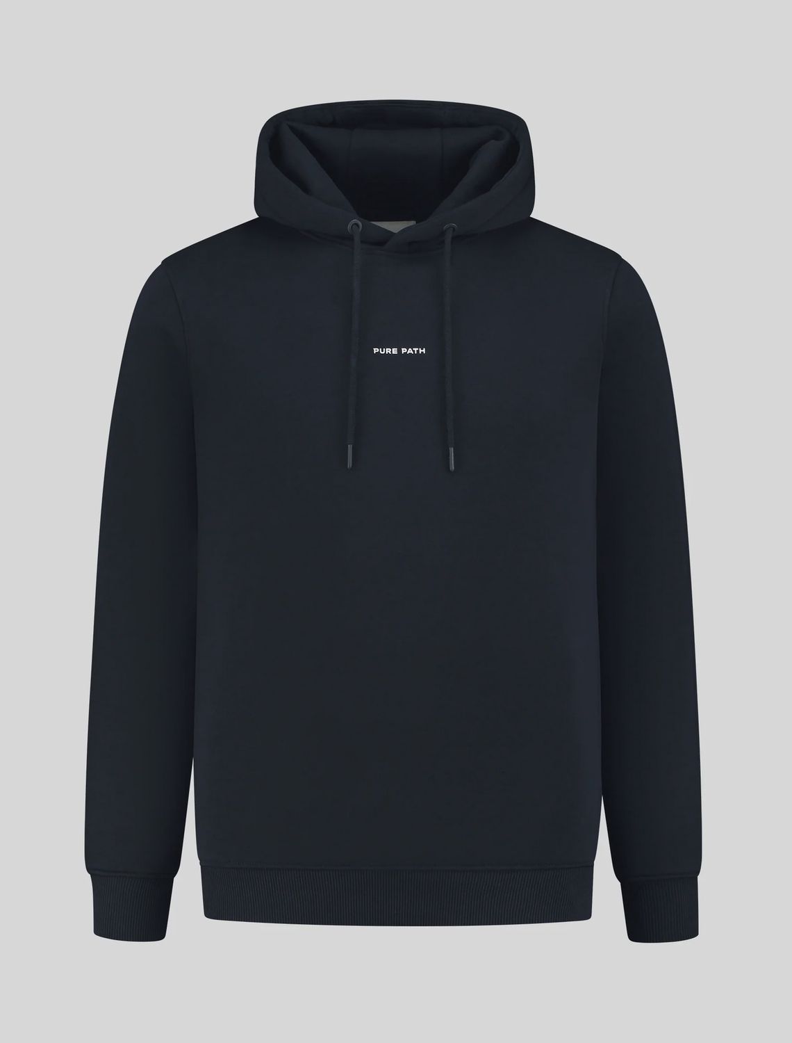 Pure path Essential Logo Hoodie navy