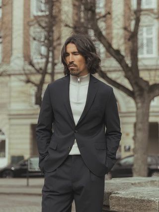 Mos mosh MMGJames Dynamic Luxe Blazer zwart