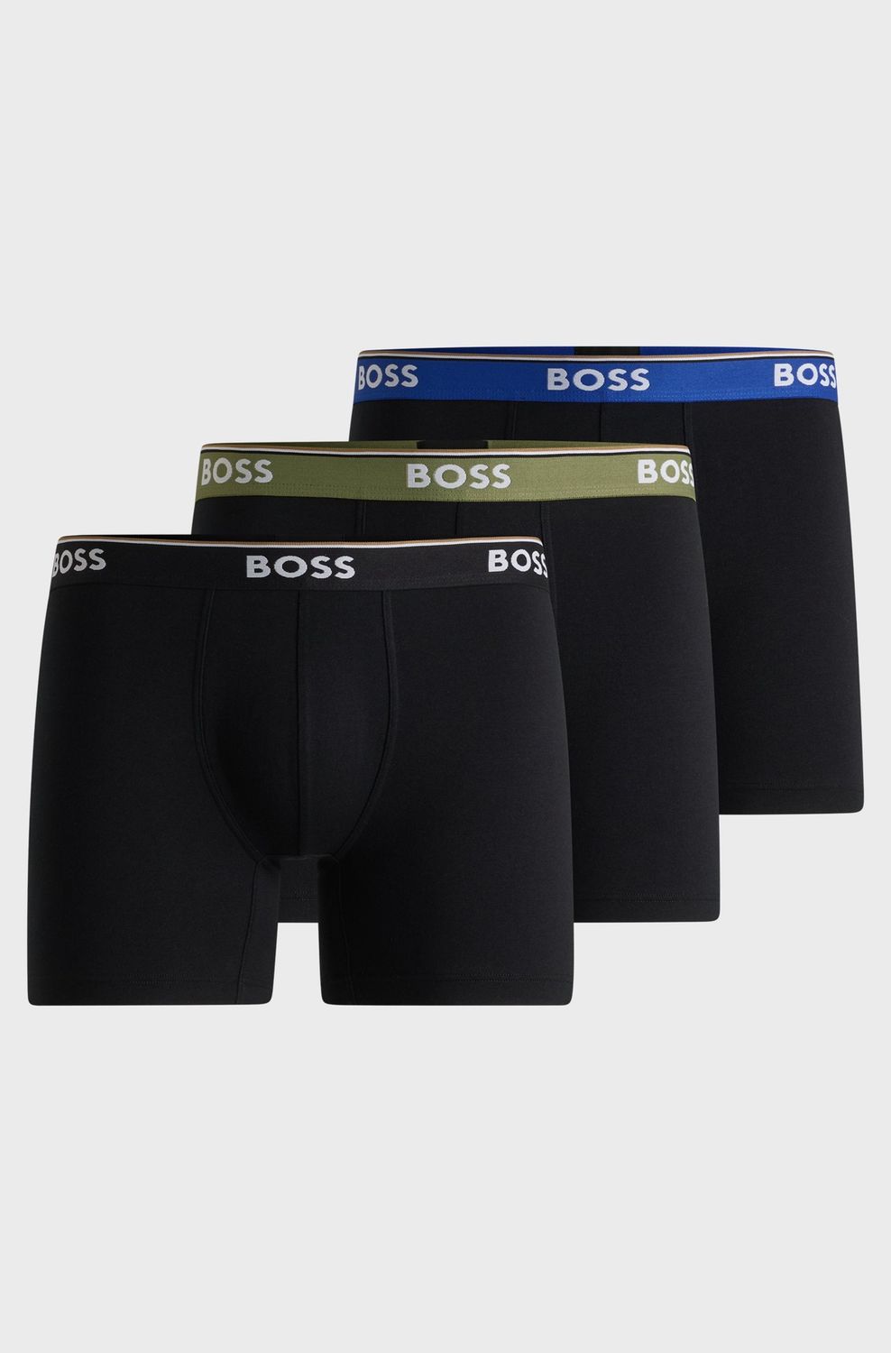 Hugo boss Set van drie boxershorts van stretchkatoen met logo’s