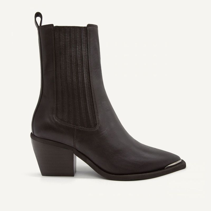 Nubikk Liv Loua Metal Zwarte Boots voor Dames