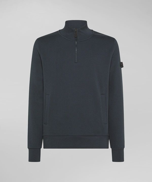 Peuterey DORY FW 01  Sweatshirt with half zip navy