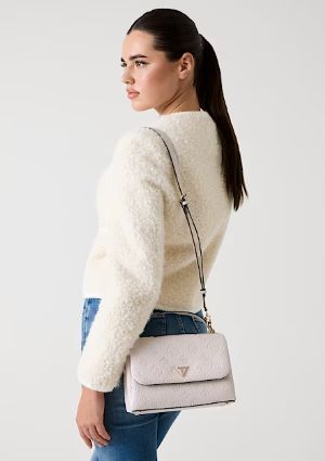 Handtas Tisha 4G-logo peony Stone