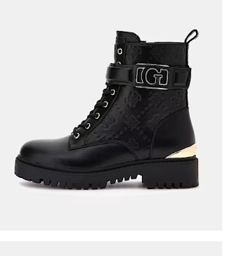 Guess Boot Oranda 4G-logo peony zwart