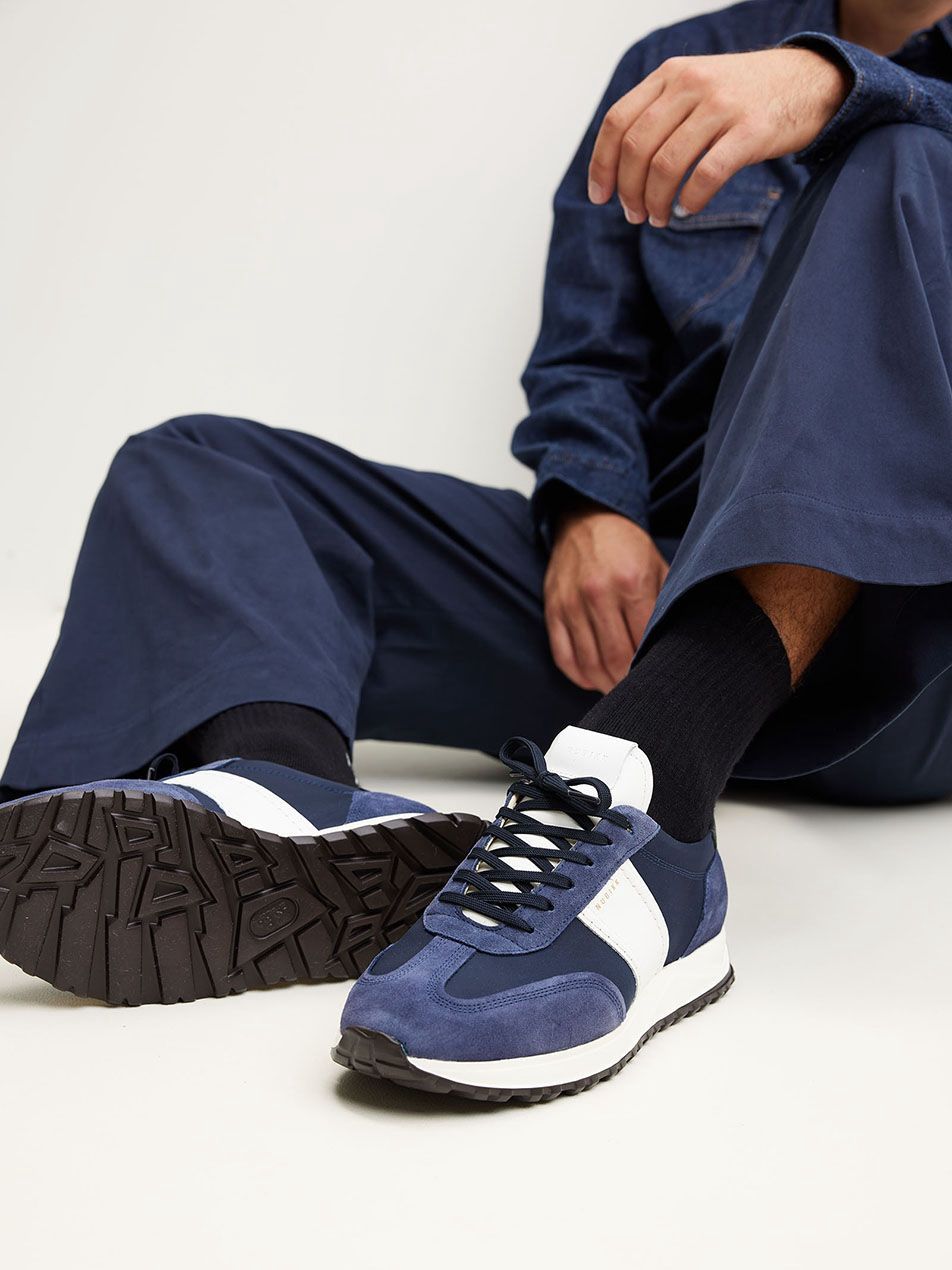 Glen Hendrix Blauwe Sneakers voor Heren