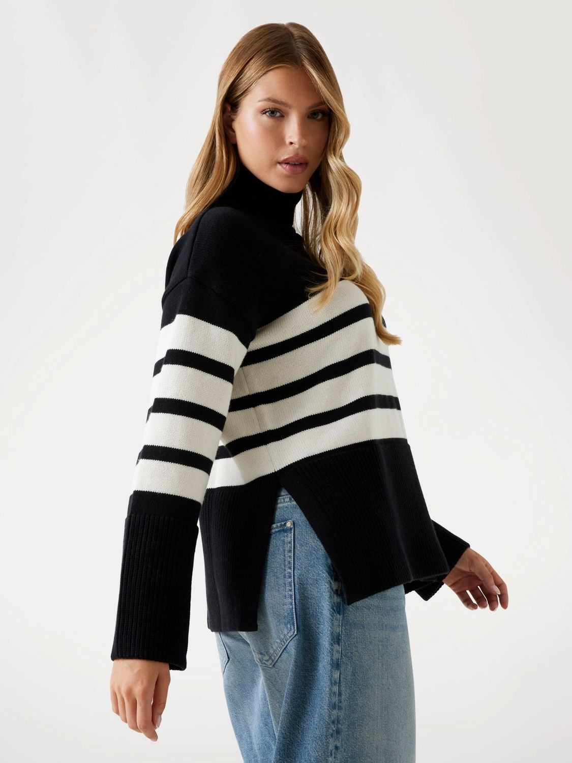 Guess Gestreepte trui van wolmix