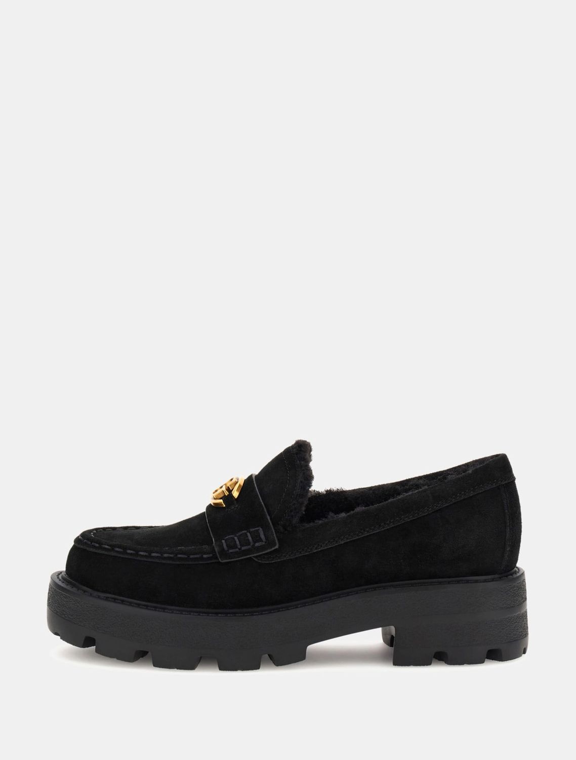 Guess Mocassin Yanikay gemengd leer