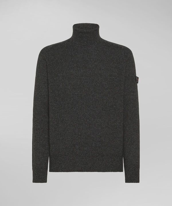 Peuterey Stranded wool high-collar sweater