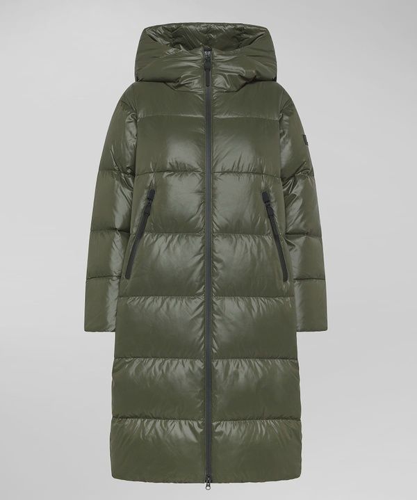 Peuterey  Long shiny nylon down jacket
