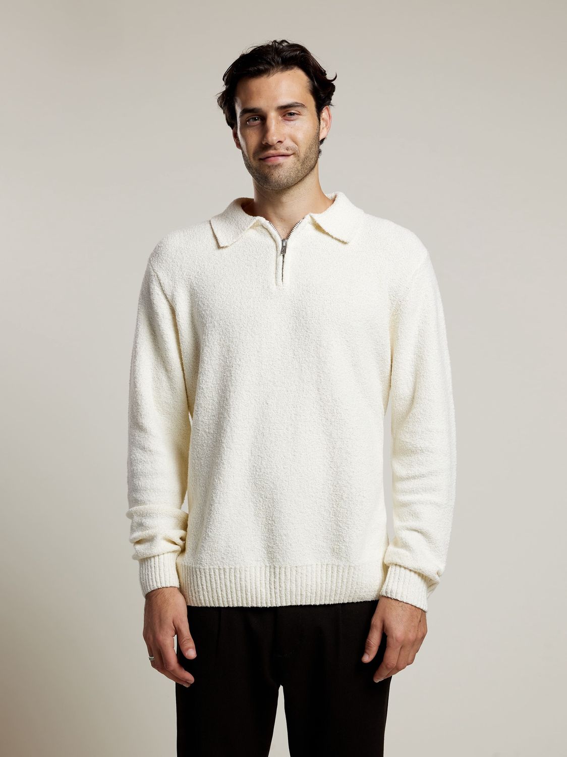 Aeden Raider sweater polo off white