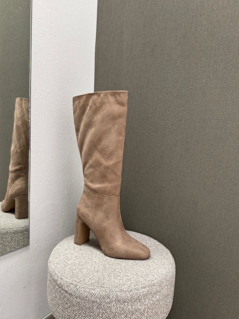 Steve Madden Speedway Boot taupe suede