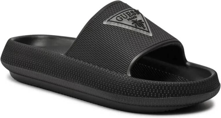 Slippers met labelbadge