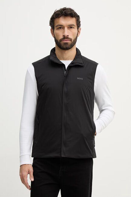 Hugo boss Waterafstotende bodywarmer van stretchmateriaal met logodetail