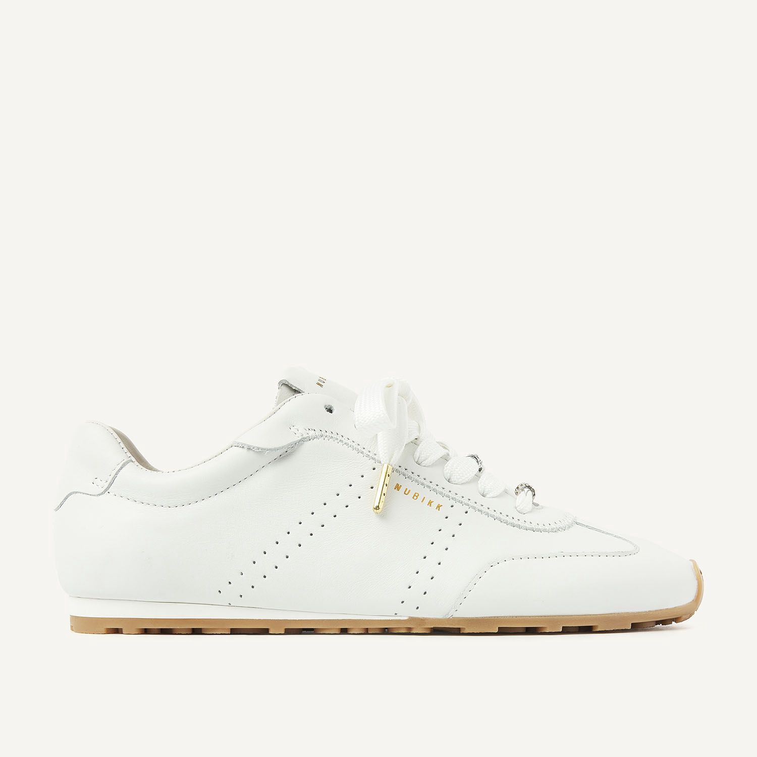 Nubikk Billy Lou Witte Leren Sneakers voor