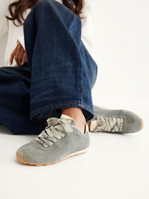 Nubikk Billy Lou Blauwe Suède Sneakers