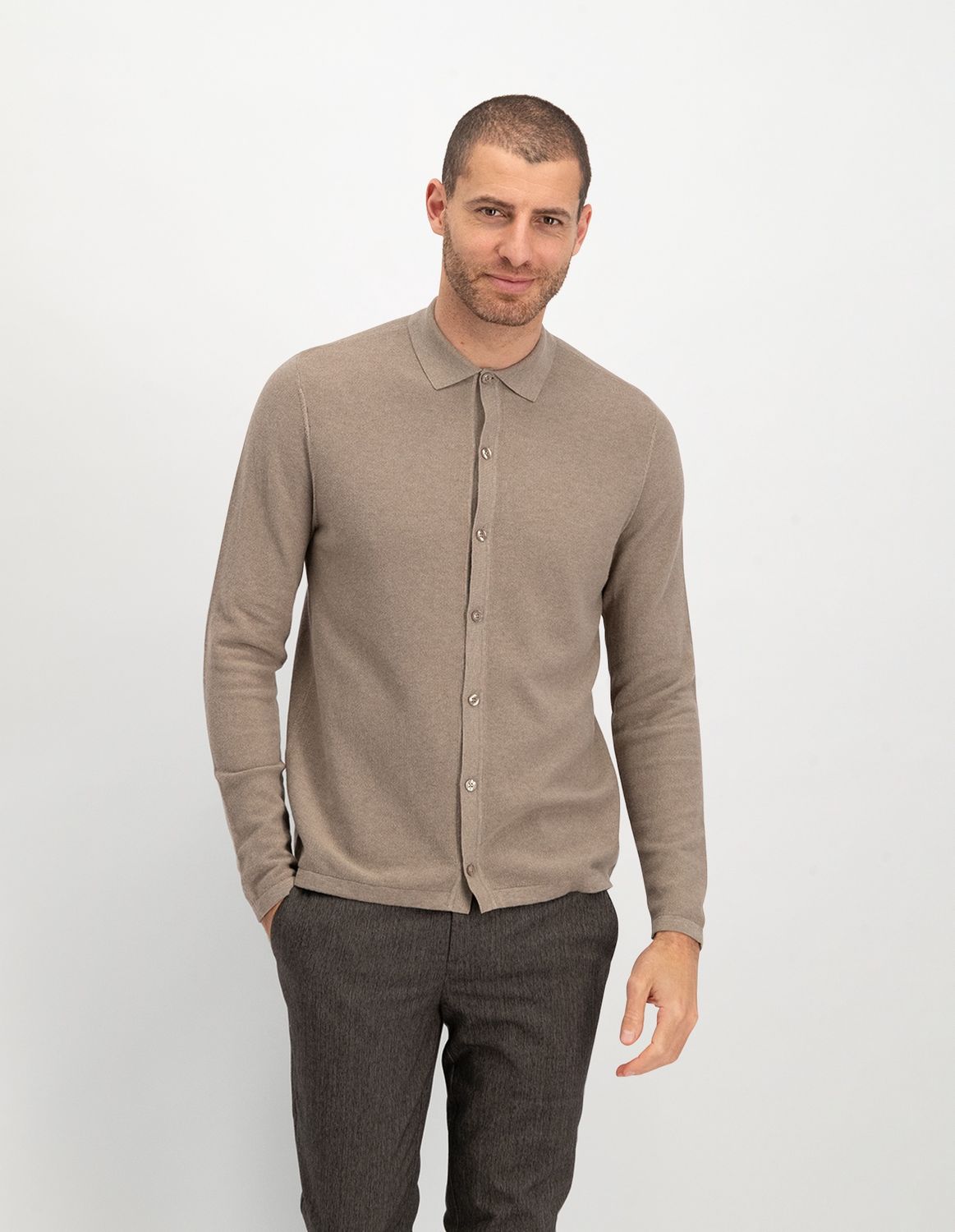 SAINT STEVE Shirt Taupe