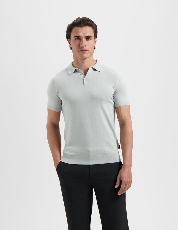 SAINT STEVE Chris polo cloudy green
