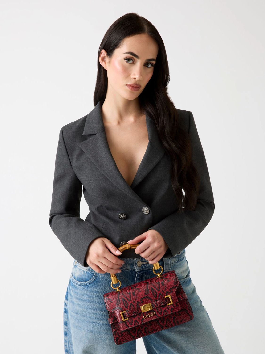 Guess Mini-handtas Sibel pythonprint