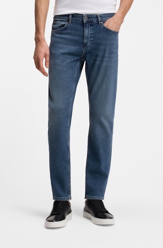 Hugo Boss Slim-fit Delaware-jeans van comfortabel blauw stretchdenim