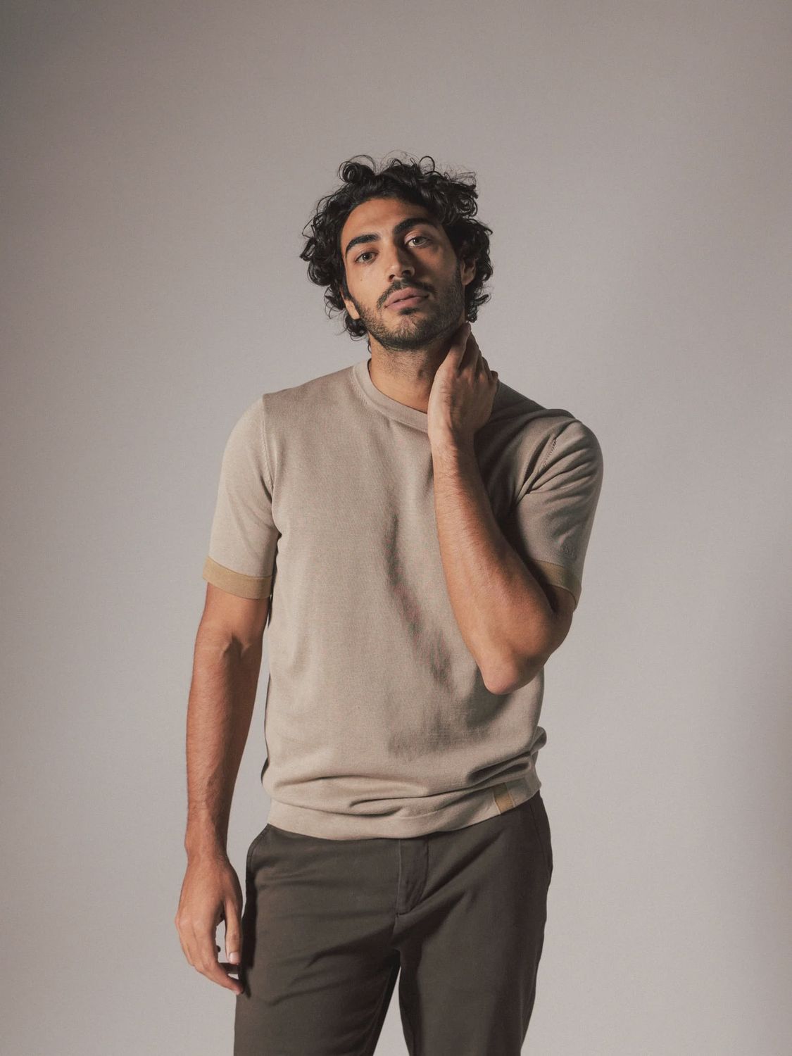 Mos moshMMGJustin Crew Neck Knit Aluminum