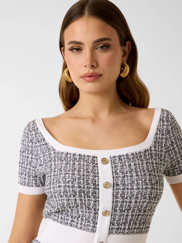 Guess Tweed mini-jurk