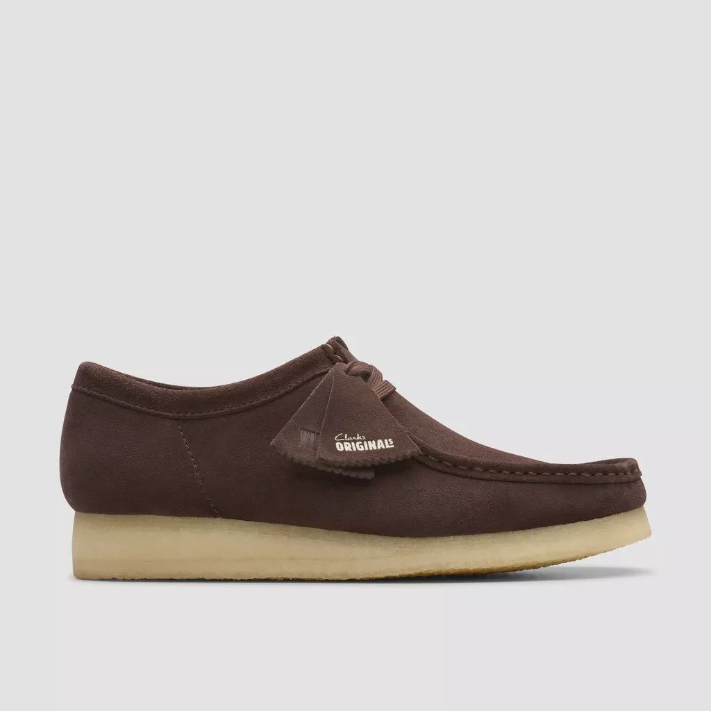 Clarks orgiginals Wallabee Donkerbruin Suède