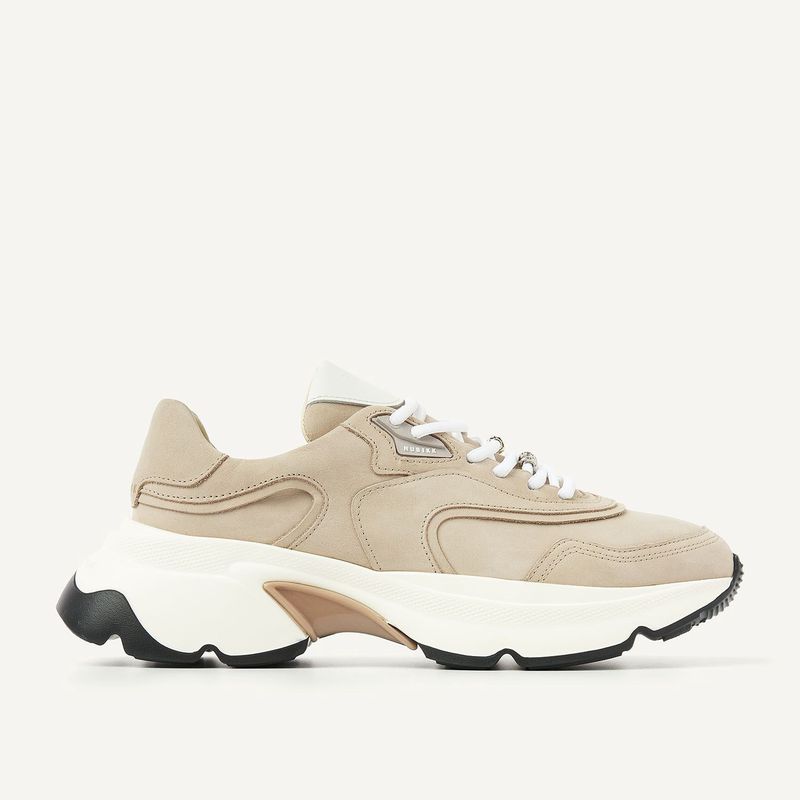 Nubikk Ross Zay Taupe Sneakers voor Dames