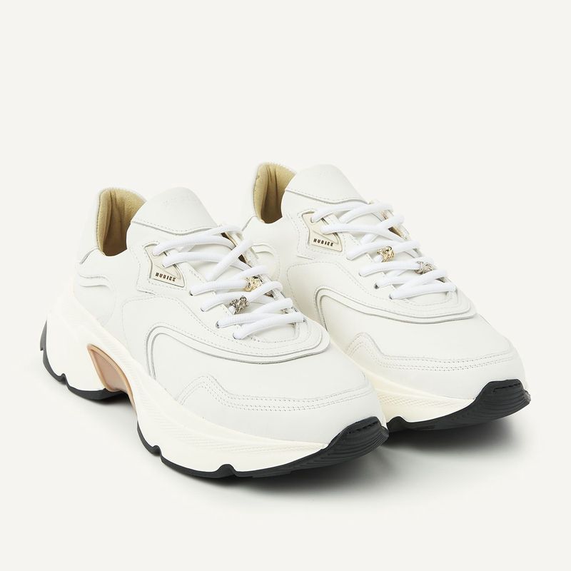 Nubikk Ross Zay Off-White Sneakers voor Dames