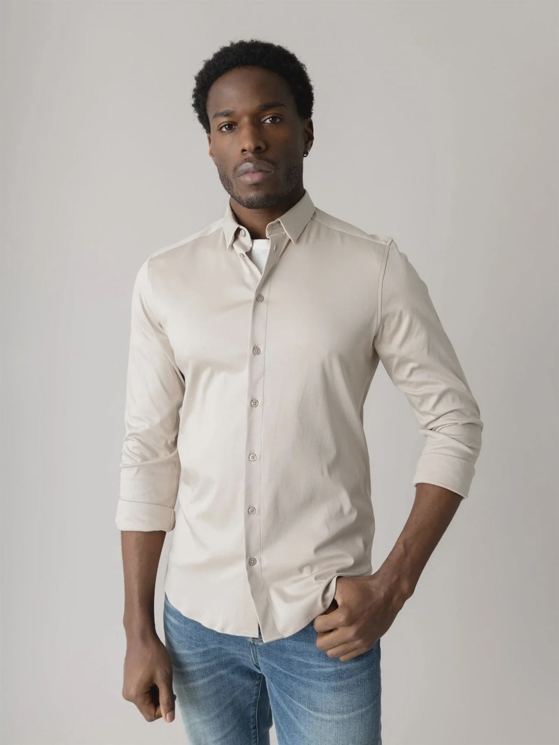 Mos mosh MMGMarco Jersey Shirt chateau gray