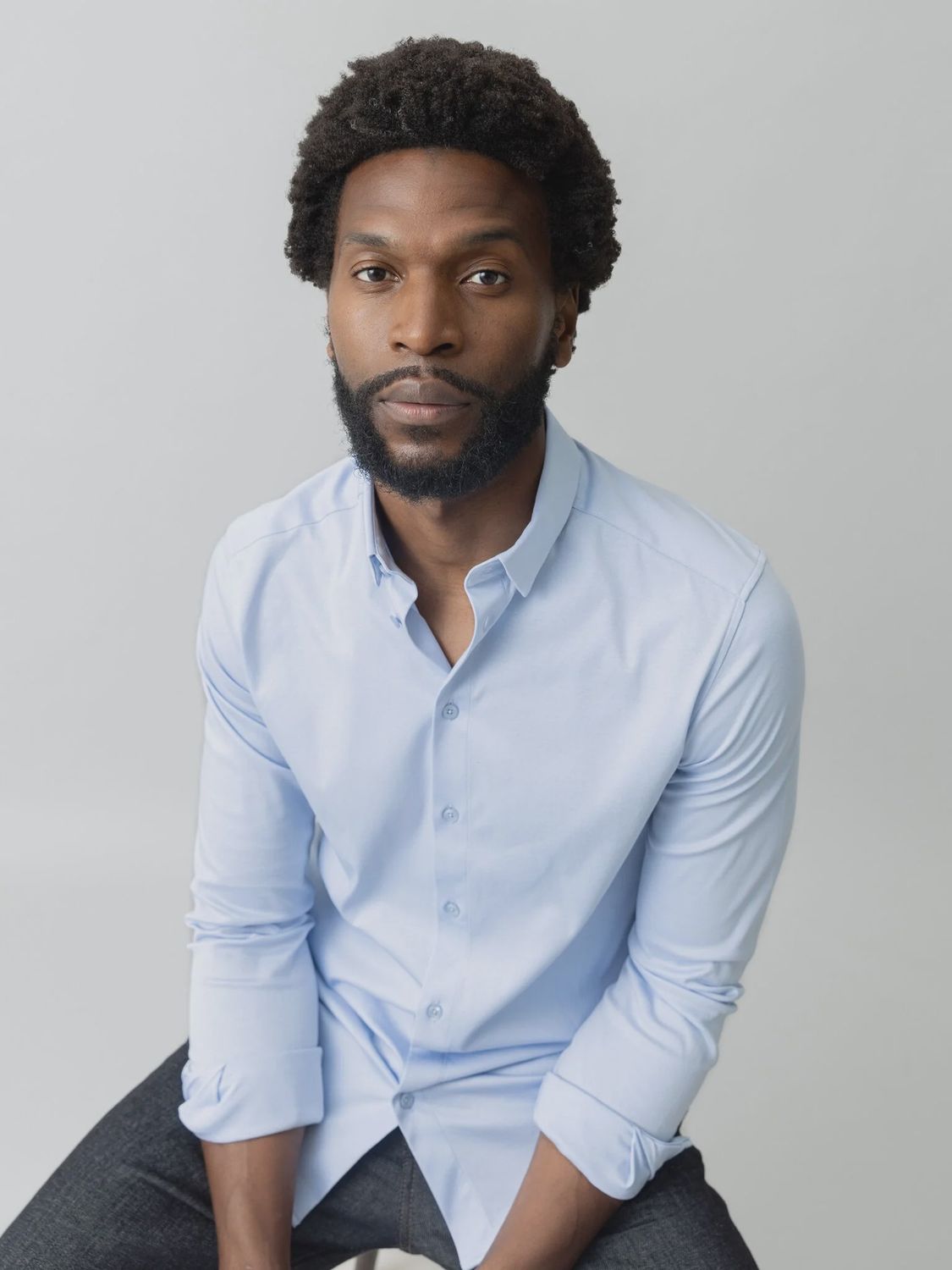 Mos Mosh G Marco Jersey Shirt light blue