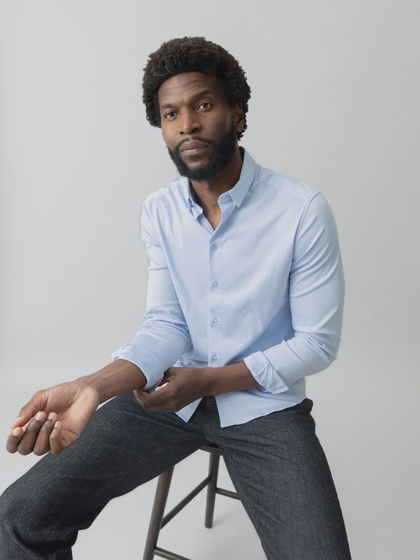 Mos Mosh G Marco Jersey Shirt light blue